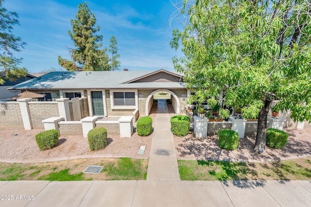 3324 S Parkside Dr, Tempe, AZ 85282 - view of front of house with brick siding