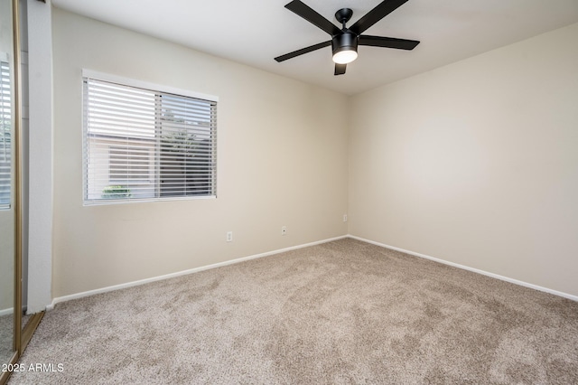 3324 S Parkside Dr, Tempe, AZ 85282 - spare room with carpet floors and ceiling fan