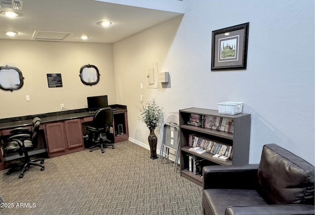 3825 E Camelback Rd Unit 152, Phoenix, AZ 85018 - office space featuring light colored carpet, baseboards, and recessed lighting
