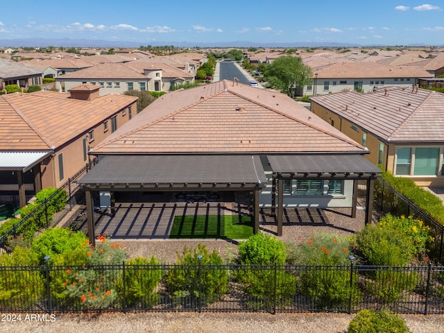 view of rear view of property