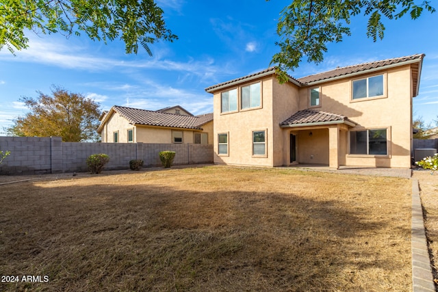 view of rear view of property