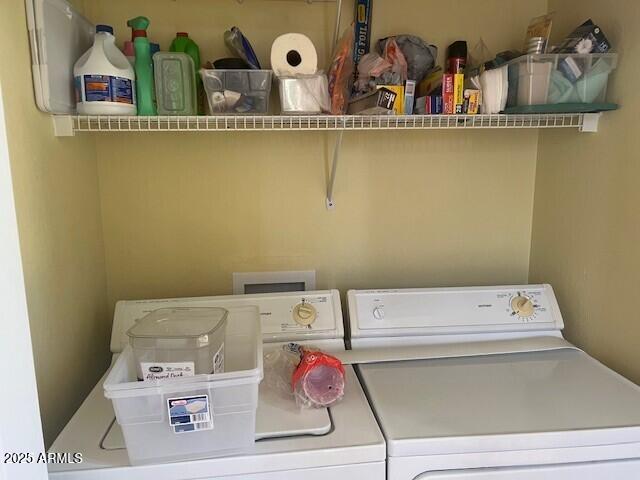 14950 W Mountain View Blvd Unit 5303, Surprise, AZ 85374 - laundry area with washing machine and dryer