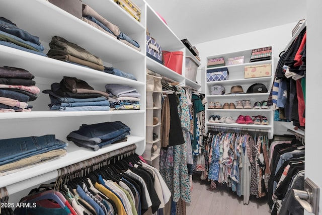 21640 N 48th St, Phoenix, AZ 85054 - walk in closet featuring wood finished floors