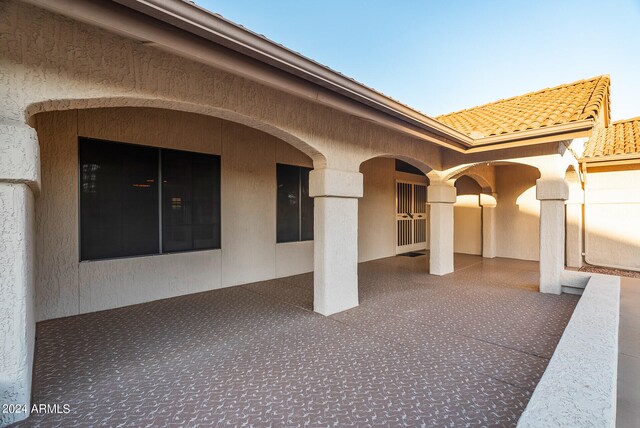 view of patio