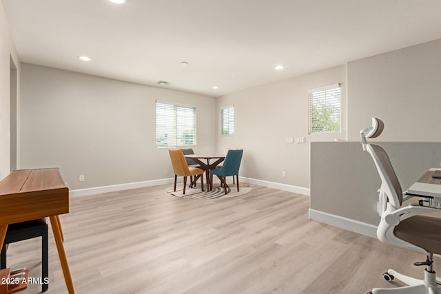 263 N Wilson Dr, Chandler, AZ 85225 - office space with light wood-style floors and recessed lighting