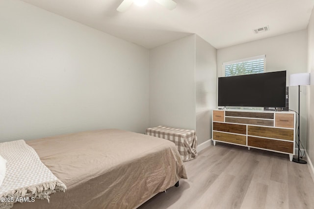 263 N Wilson Dr, Chandler, AZ 85225 - bedroom with wood finished floors and ceiling fan