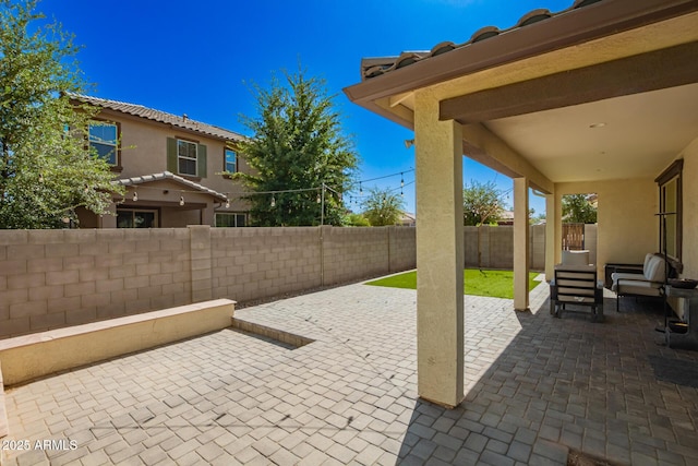 263 N Wilson Dr, Chandler, AZ 85225 - fenced backyard with a patio area