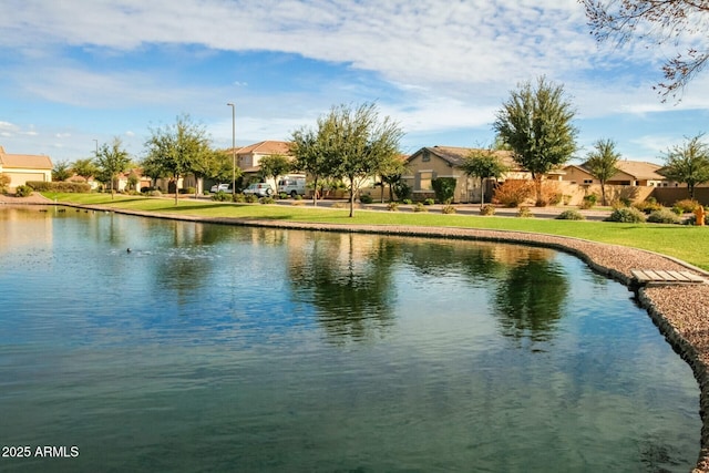 view of water feature