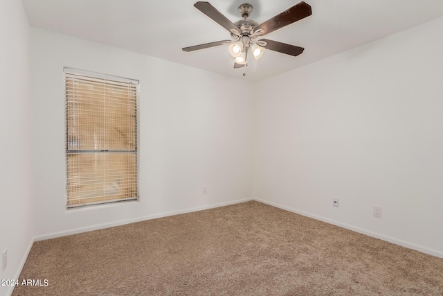 3837 W Dailey St, Phoenix, AZ 85053 - empty room featuring baseboards, ceiling fan, and carpet