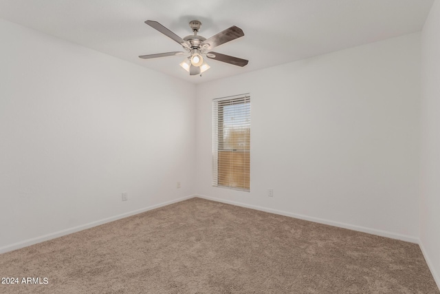 3837 W Dailey St, Phoenix, AZ 85053 - empty room featuring baseboards, carpet flooring, and ceiling fan