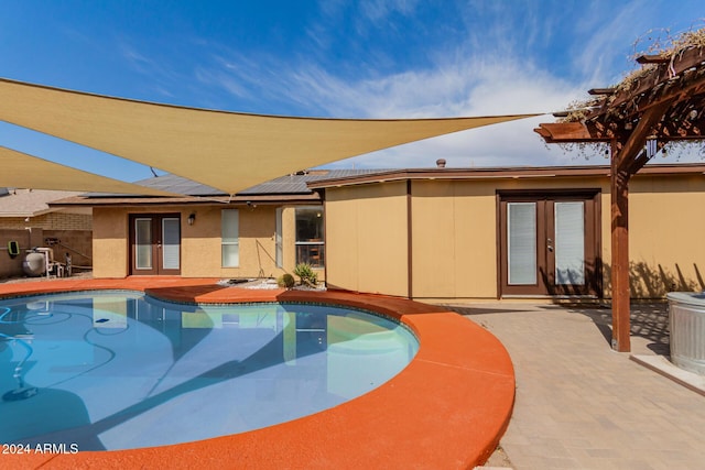 3837 W Dailey St, Phoenix, AZ 85053 - pool featuring a patio and french doors