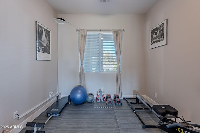 view of workout room