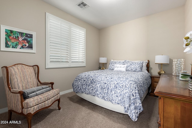 bedroom with carpet floors