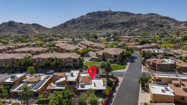 1023 E Sahuaro Dr, Phoenix, AZ 85020 - aerial view of residential area with mountains