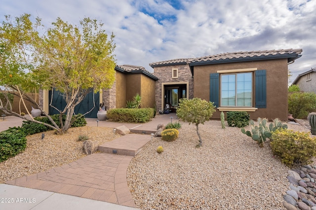5921 E Ocupado Dr, Cave Creek, AZ 85331 - mediterranean / spanish house featuring a patio