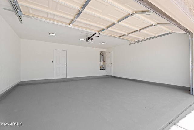 5420 W Grove St, Laveen, AZ 85339 - garage featuring a garage door opener and recessed lighting