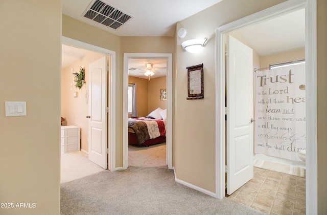 708 E Dry Creek Rd, San Tan Valley, AZ 85143 - hallway featuring carpet flooring and baseboards