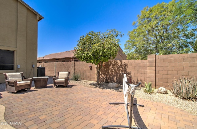 708 E Dry Creek Rd, San Tan Valley, AZ 85143 - fenced backyard featuring a patio area