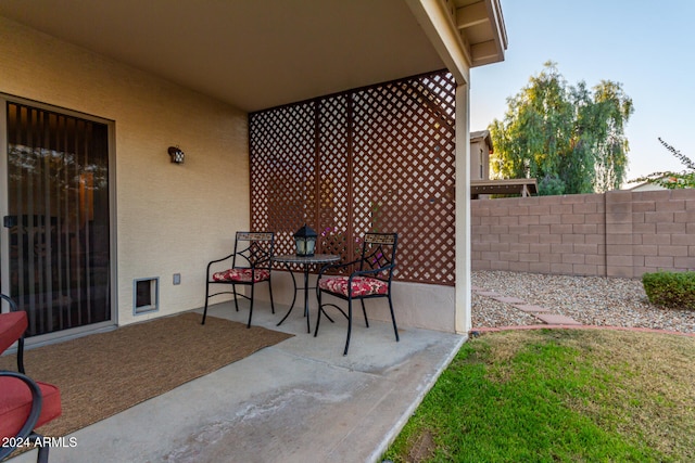 view of patio