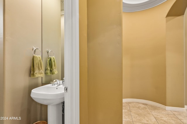 bathroom featuring tile patterned floors