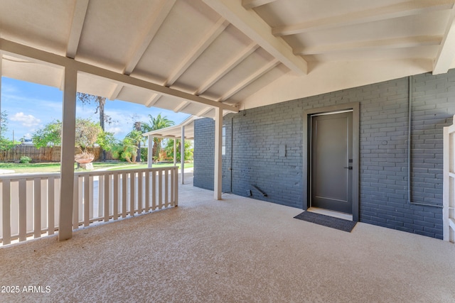 2425 E Harvard St, Phoenix, AZ 85008 - view of patio with fence