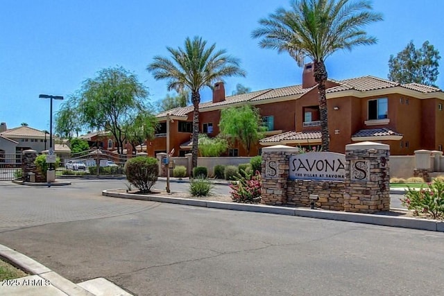 955 E Knox Rd Unit 126, Chandler, AZ 85225 - community / neighborhood sign featuring a gate and a residential view