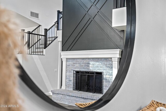 394 E Redfield Rd, Chandler, AZ 85225 - detailed view of a brick fireplace