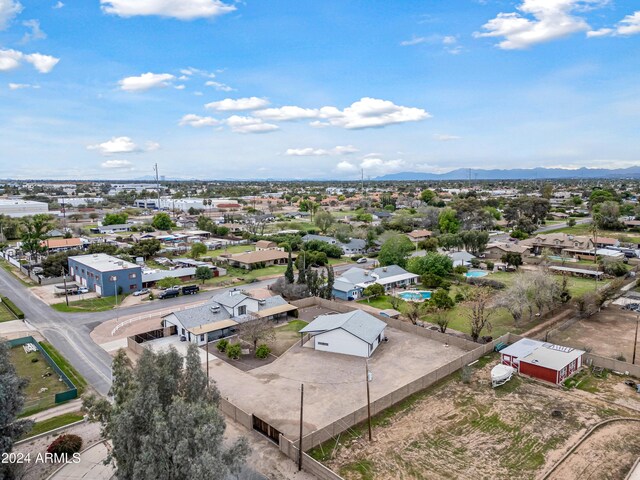 394 E Redfield Rd, Chandler, AZ 85225 - aerial view of residential area featuring a mountainous background