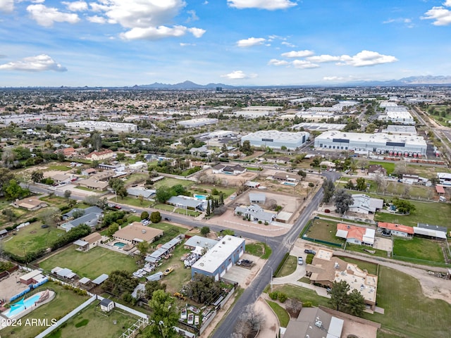 394 E Redfield Rd, Chandler, AZ 85225 - aerial view of property's location with a mountain backdrop