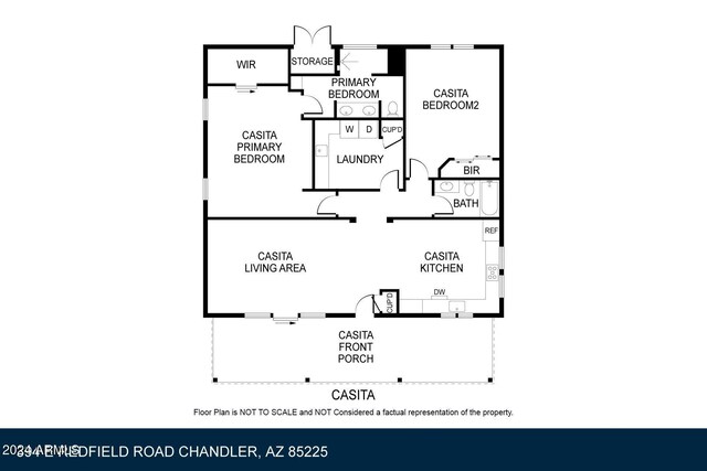 394 E Redfield Rd, Chandler, AZ 85225 - floor plan / room layout