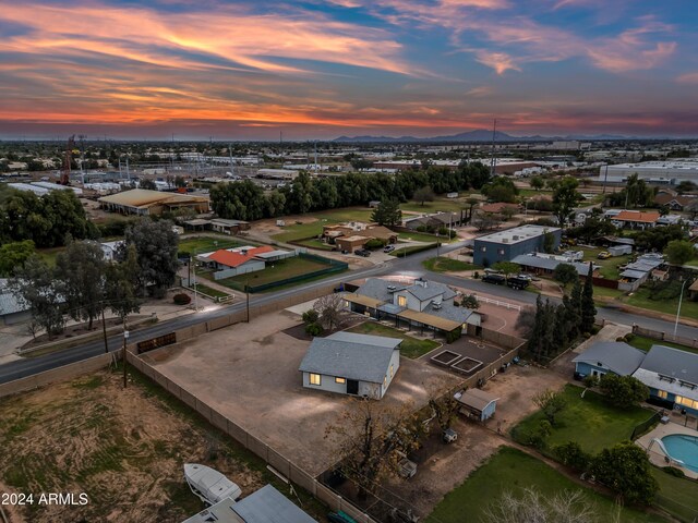 394 E Redfield Rd, Chandler, AZ 85225 - aerial view at dusk of a mountain view