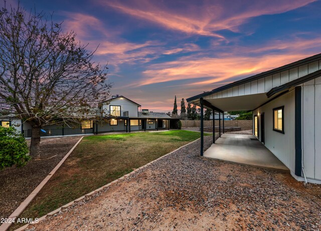 394 E Redfield Rd, Chandler, AZ 85225 - view of yard featuring a patio