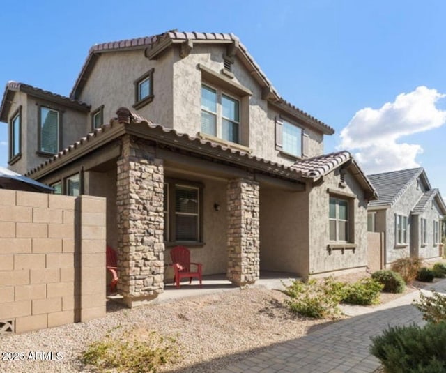 view of front of home