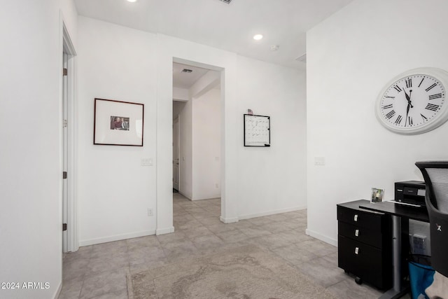 17966 W Highland Ave, Goodyear, AZ 85395 - home office featuring recessed lighting and baseboards