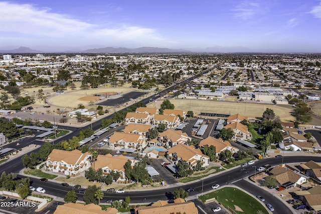 birds eye view of property featuring a residential view