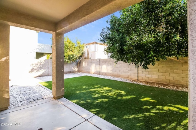 5329 E Harmony Ave, Mesa, AZ 85206 - view of yard featuring a patio