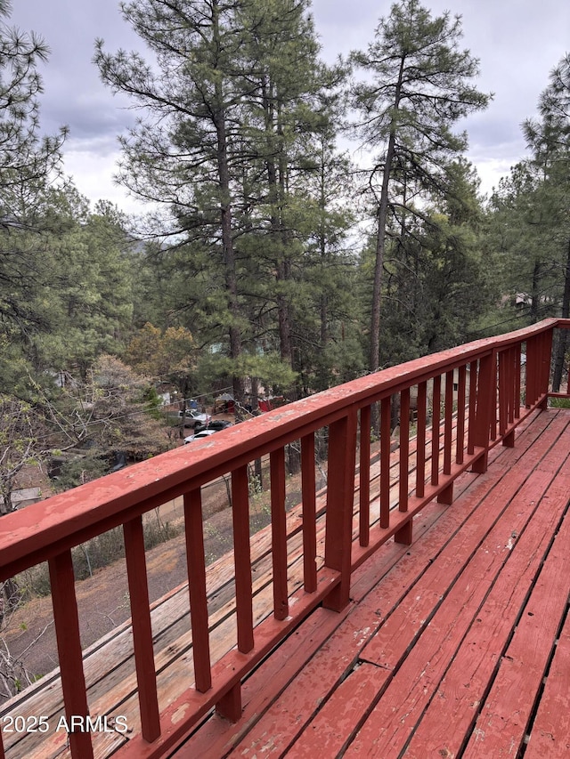3994 N Mohawk St, Pine, AZ 85544 - view of wooden terrace