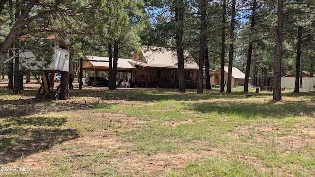 702 Mule Springs Trl, Forest Lakes, AZ 85931 - view of yard