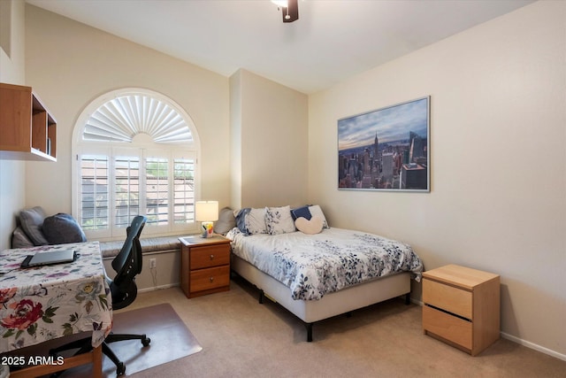 1922 E Everett Dr, Phoenix, AZ 85022 - bedroom featuring light colored carpet, a desk, and baseboards