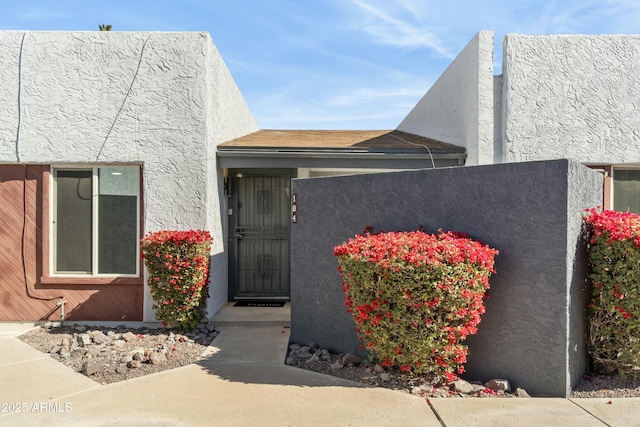 view of exterior entry