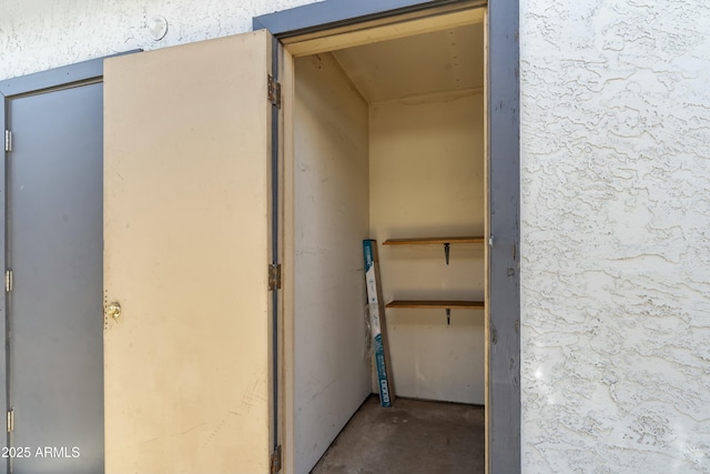 view of storage room