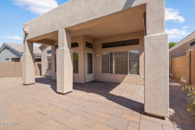 view of patio / terrace featuring a fenced backyard