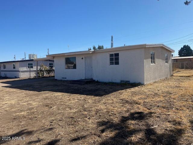 view of rear view of property