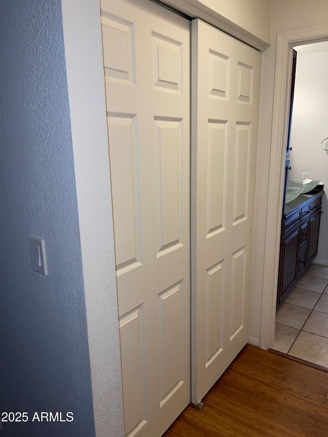 room details featuring hardwood / wood-style flooring