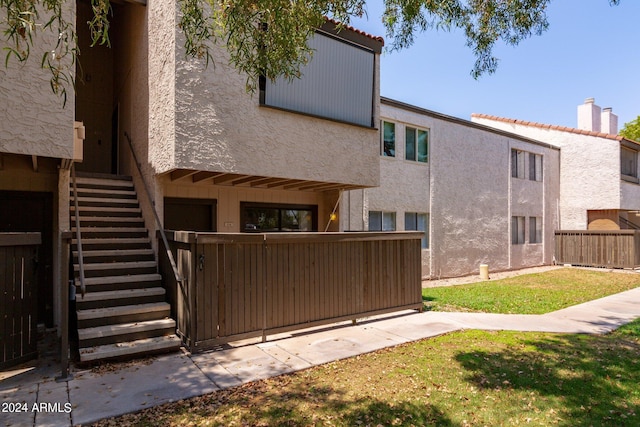 view of rear view of property