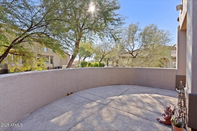 view of patio / terrace featuring a balcony