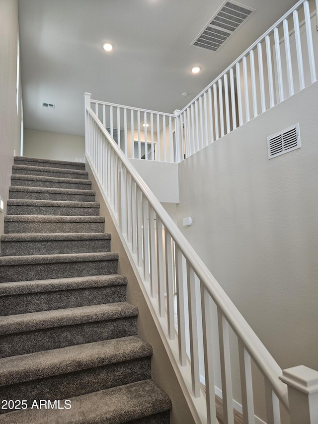 3390 S 180th Ln, Goodyear, AZ 85338 - staircase featuring recessed lighting