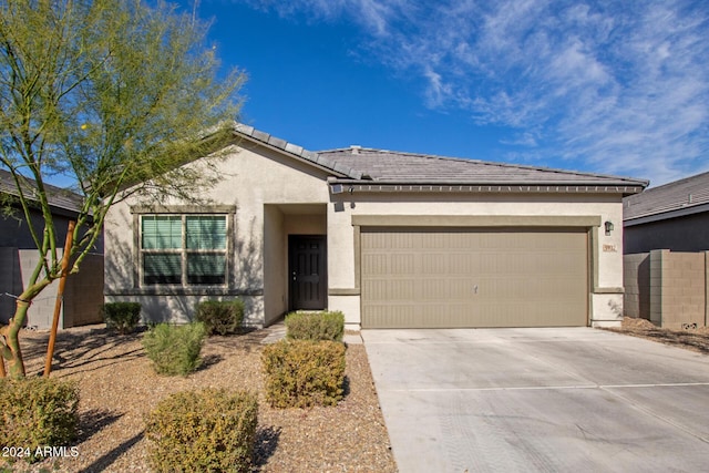 ranch-style house with a garage