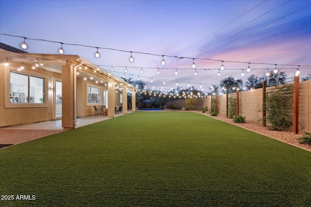 3604 E Derringer Way, Gilbert, AZ 85297 - view of yard featuring a patio area