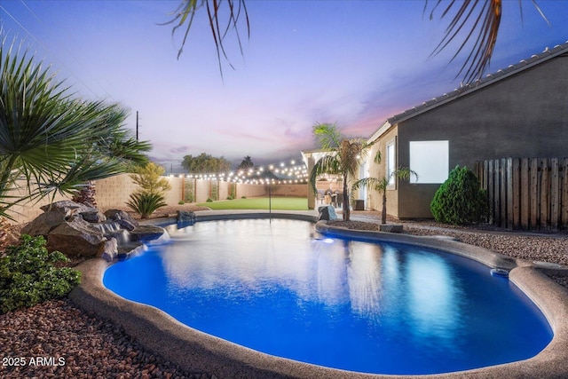 3604 E Derringer Way, Gilbert, AZ 85297 - view of pool featuring a fenced backyard